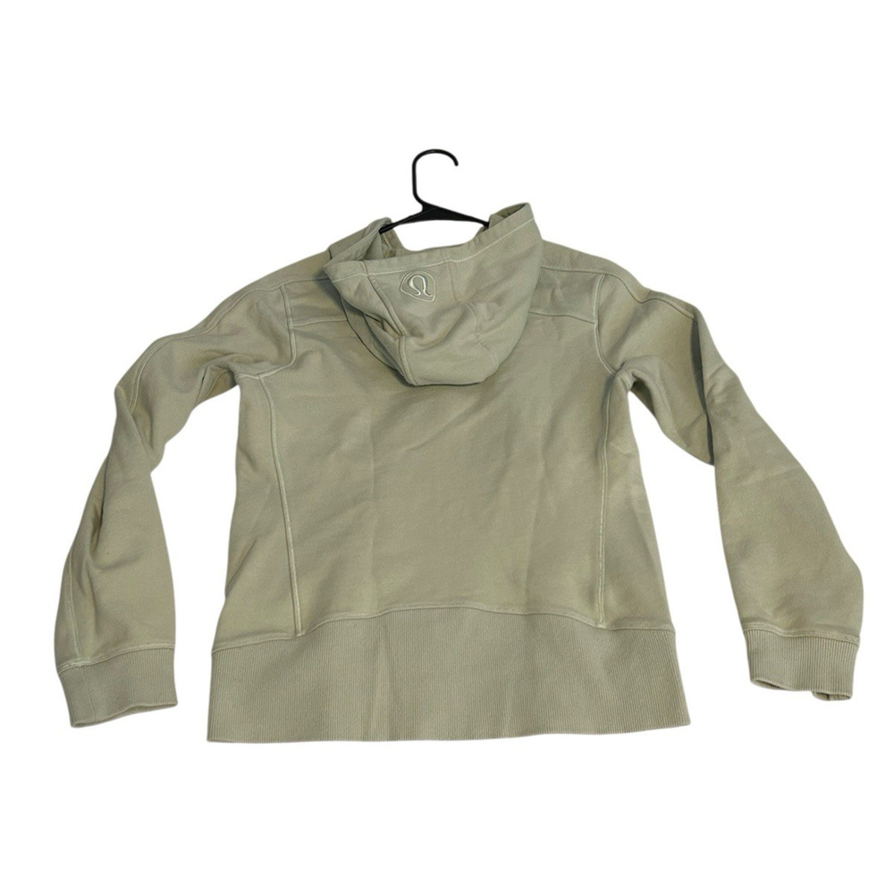 Lululemon Hoodie Womens 6 Mint Scuba Light Cotton Fleece Sweatshirt Heathered - Picture 10 of 12